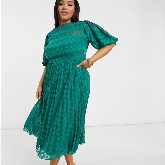 ASOS Curve | Dresses | Asos Curve Kelly Green Dress | Poshmark